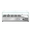 Clearance Hendi Arktic Opzetkoelvitrine met glas 5x GN 1/4