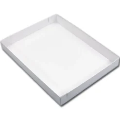Sale Overig Bakvorm Plaatcake Wit 37x28,5x4,5cm