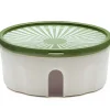 Online Biesse Bewaardoos Rond Luchtdicht Groen/Transparant 1L