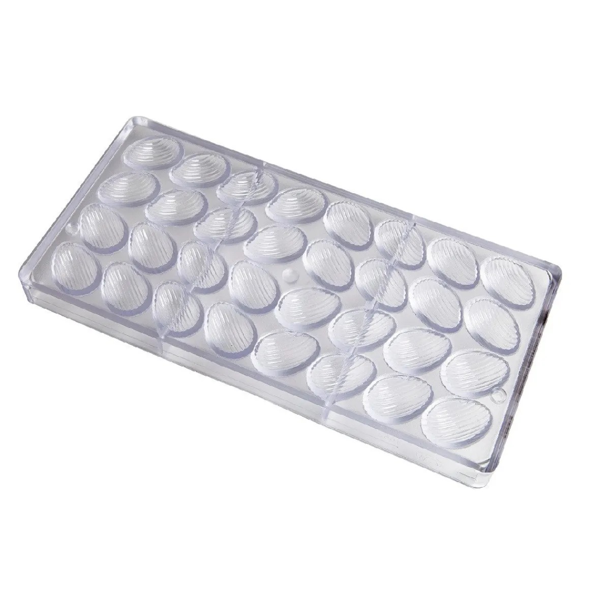 Chocolate World Bonbonvorm Gestreept Ei (32x) 32x22x11mm