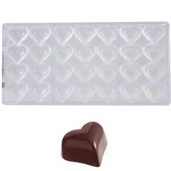 Best Chocolate World Bonbonvorm Hartje klein (28x) 31x27x17 mm