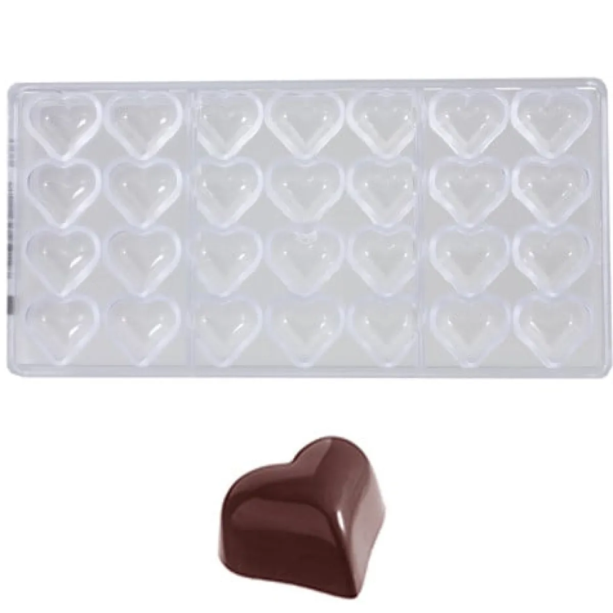 Best Chocolate World Bonbonvorm Hartje klein (28x) 31x27x17 mm