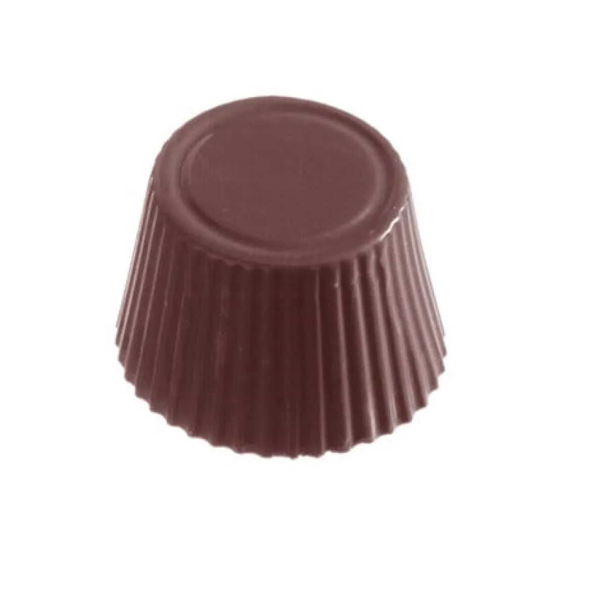 Online Chocolate World Bonbonvorm GL Cuvette Rond (21x) 30x19mm**
