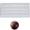 Best Chocolate World Bonbonvorm Bol (36x) Ø25mm