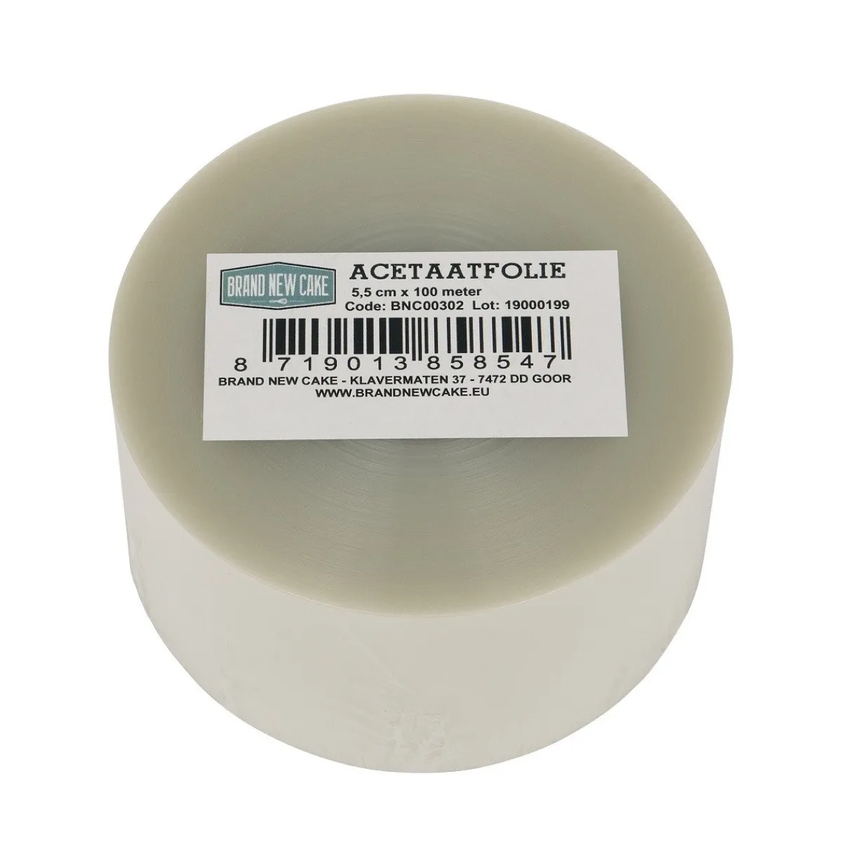 Best BrandNewCake Acetaatfolie rol 5,5 cm x 100 m