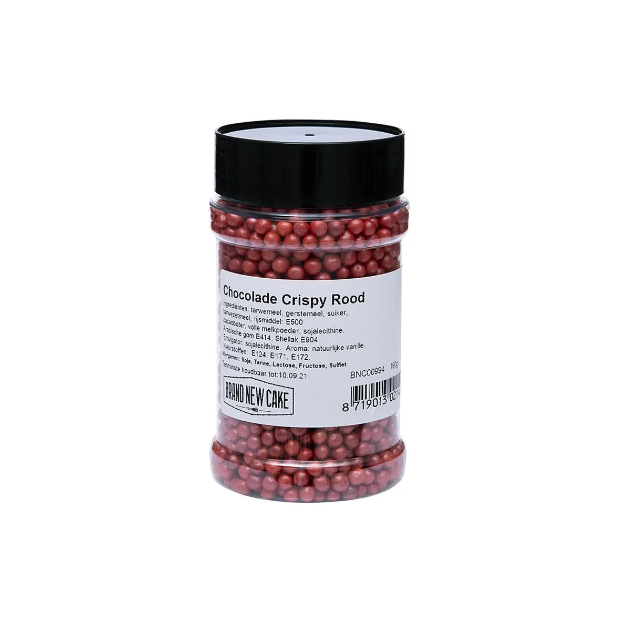 Sale BrandNewCake Chocolade Crispy Parels Rood 190g