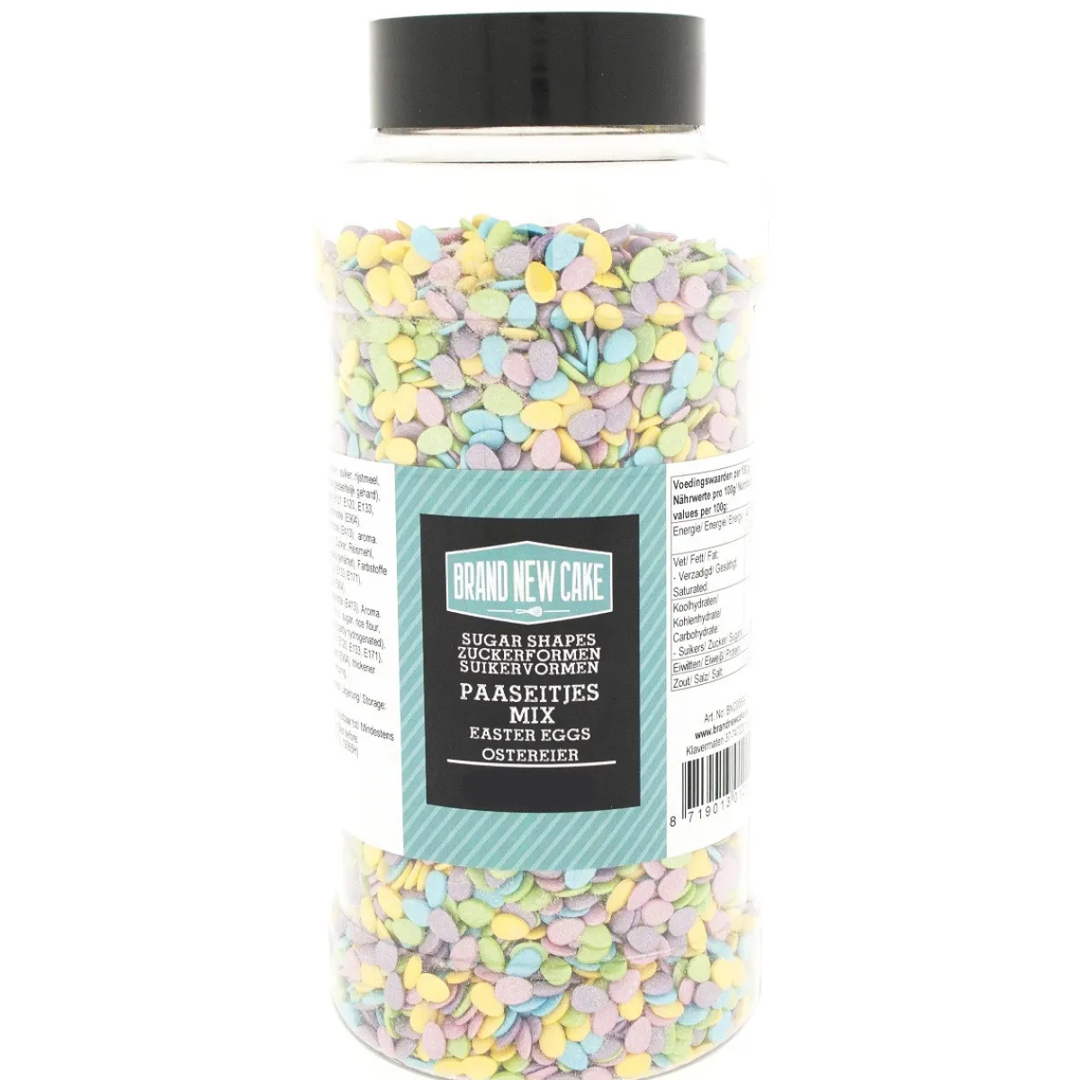 Hot BrandNewCake Confetti Ei Vormpjes 500gr.