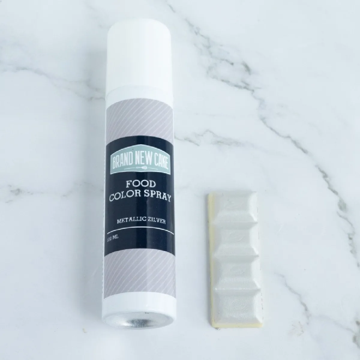 Online BrandNewCake Kleurspray Metallic Zilver 100ml.