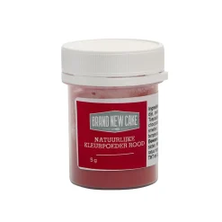 Outlet BrandNewCake Natuurlijke Kleurpoeder Rood 5g (vette massa)