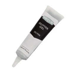 Hot BrandNewCake Schrijftube Glittergel Zilver 34g