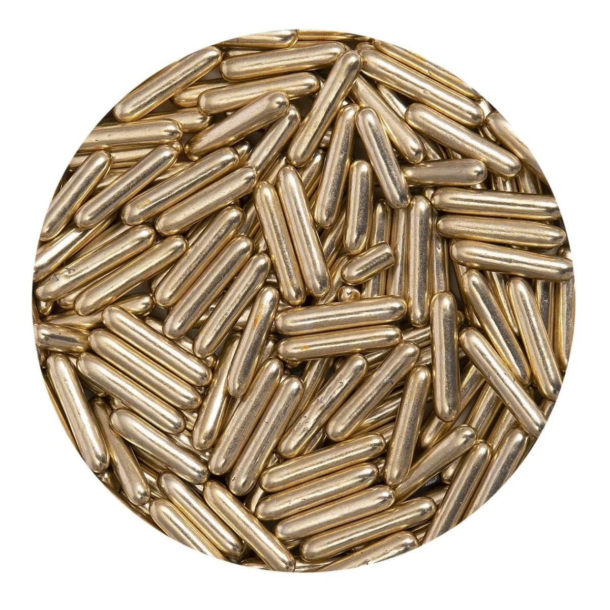 Discount BrandNewCake Sugar Rods Metallic Licht Goud 80gr.