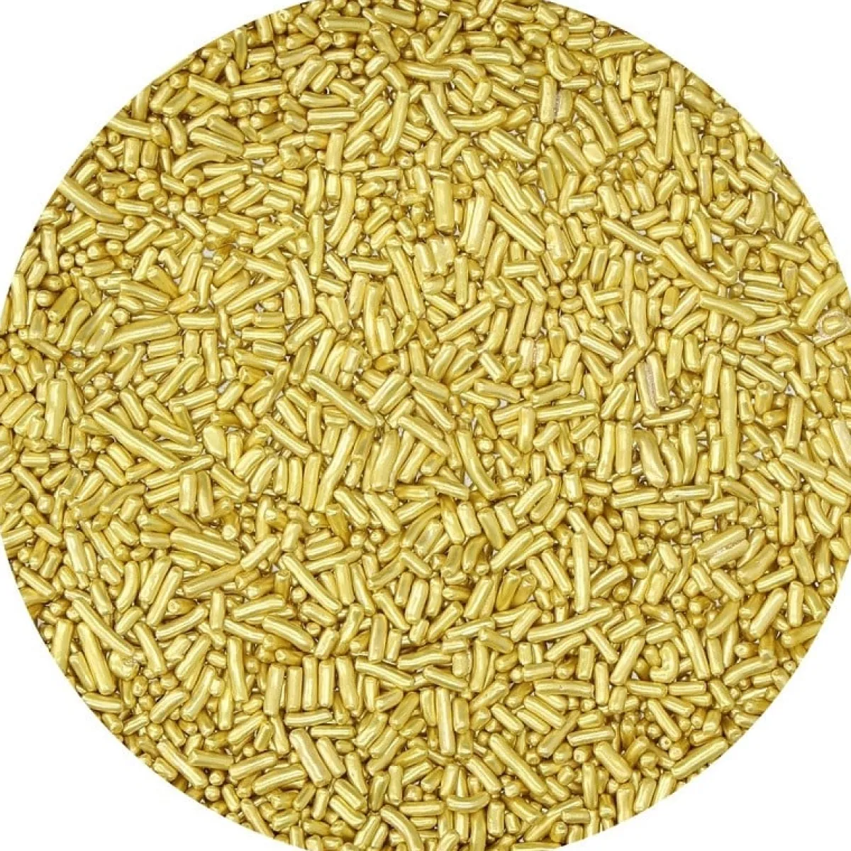 BrandNewCake Sugar Strands Metallic Goud 10kg**