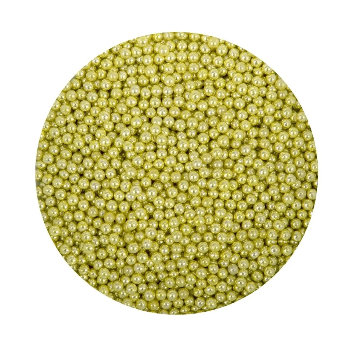 New BrandNewCake Suikerparels Metallic Goud 4mm 750gr.