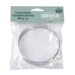 Online BrandNewCake Taartring RVS Geperforeerd Ø9x2cm