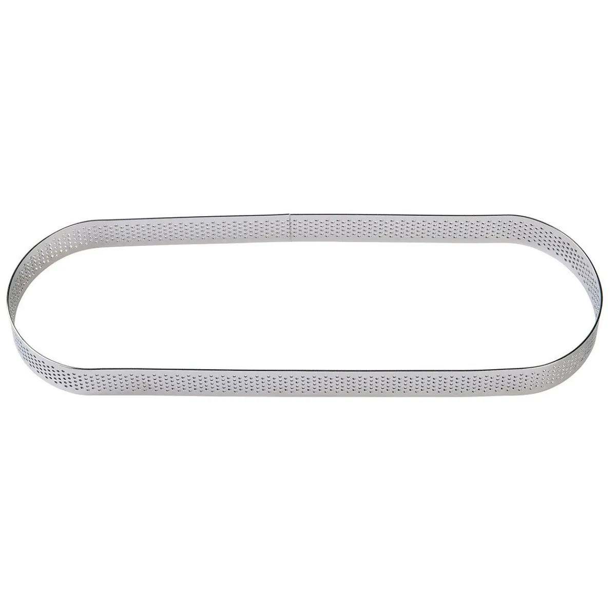 Online BrandNewCake Taartring RVS Ovaal Geperforeerd 27x8x2cm**