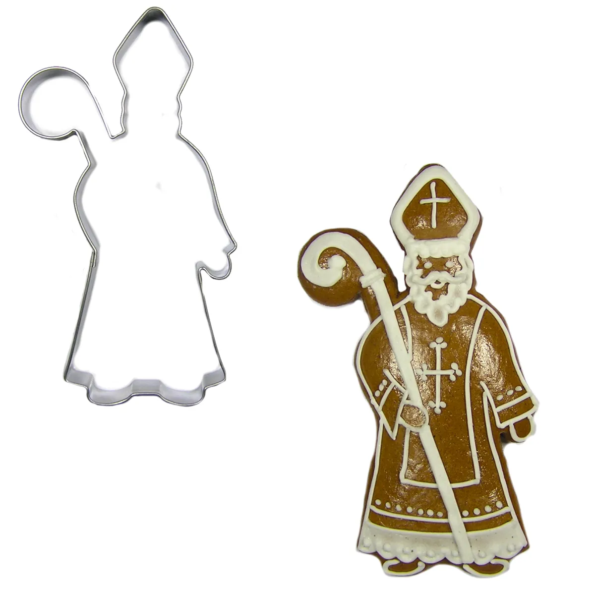 BrandNewCake Uitsteker Sinterklaas RVS 10cm