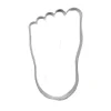 Best BrandNewCake Uitsteker Voet RVS 8,5cm