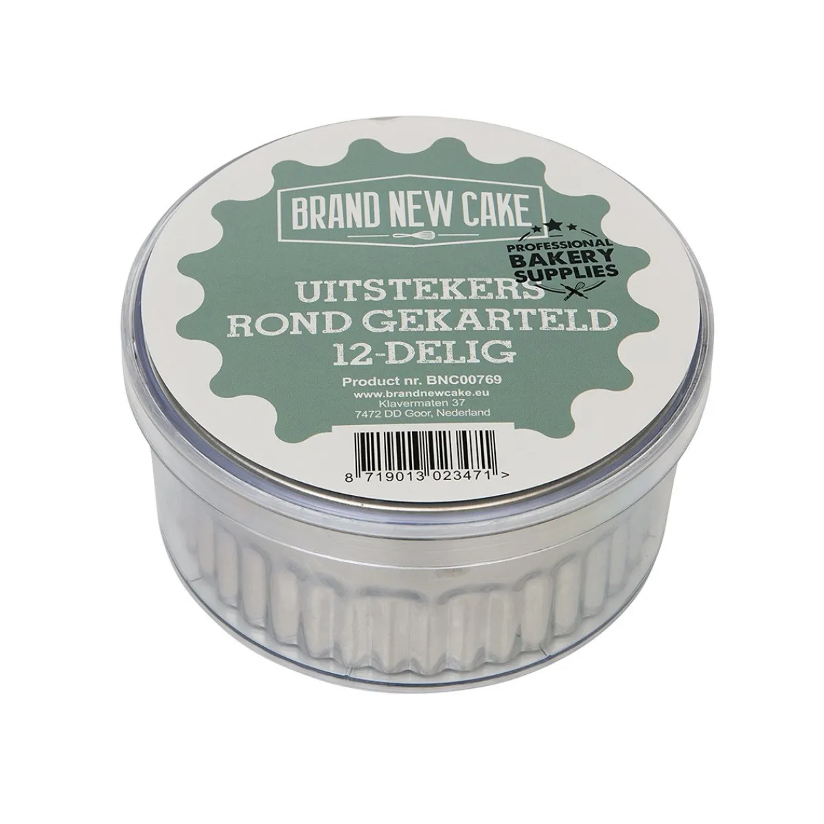 Outlet BrandNewCake Uitstekers Rond Gekarteld 12-delig