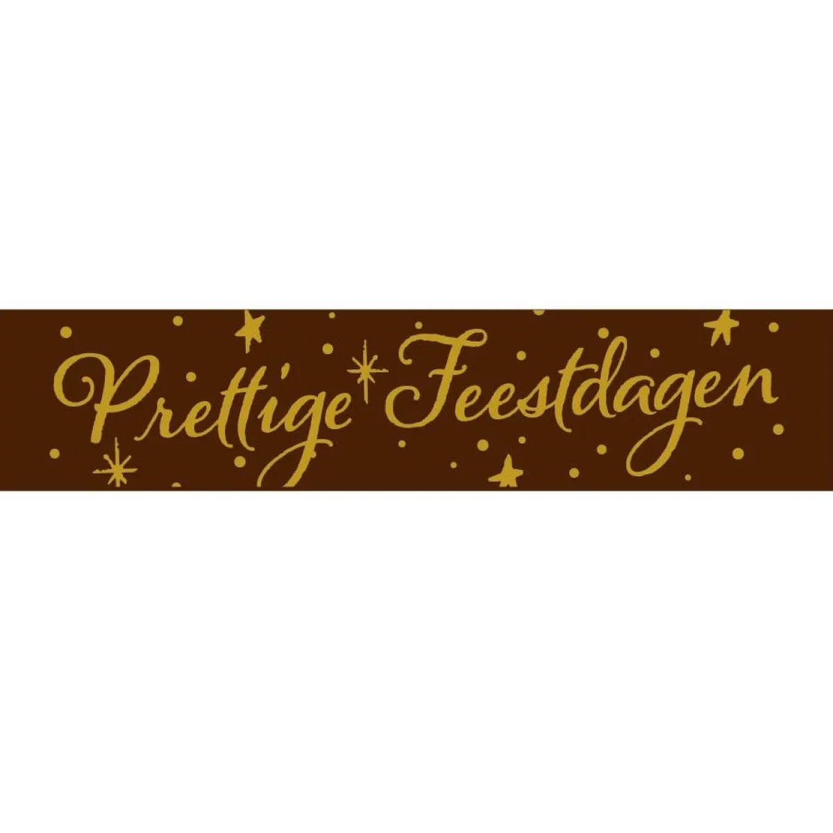 Best Callebaut Chocoladedecoratie Prettige Feestdagen Strip 160st