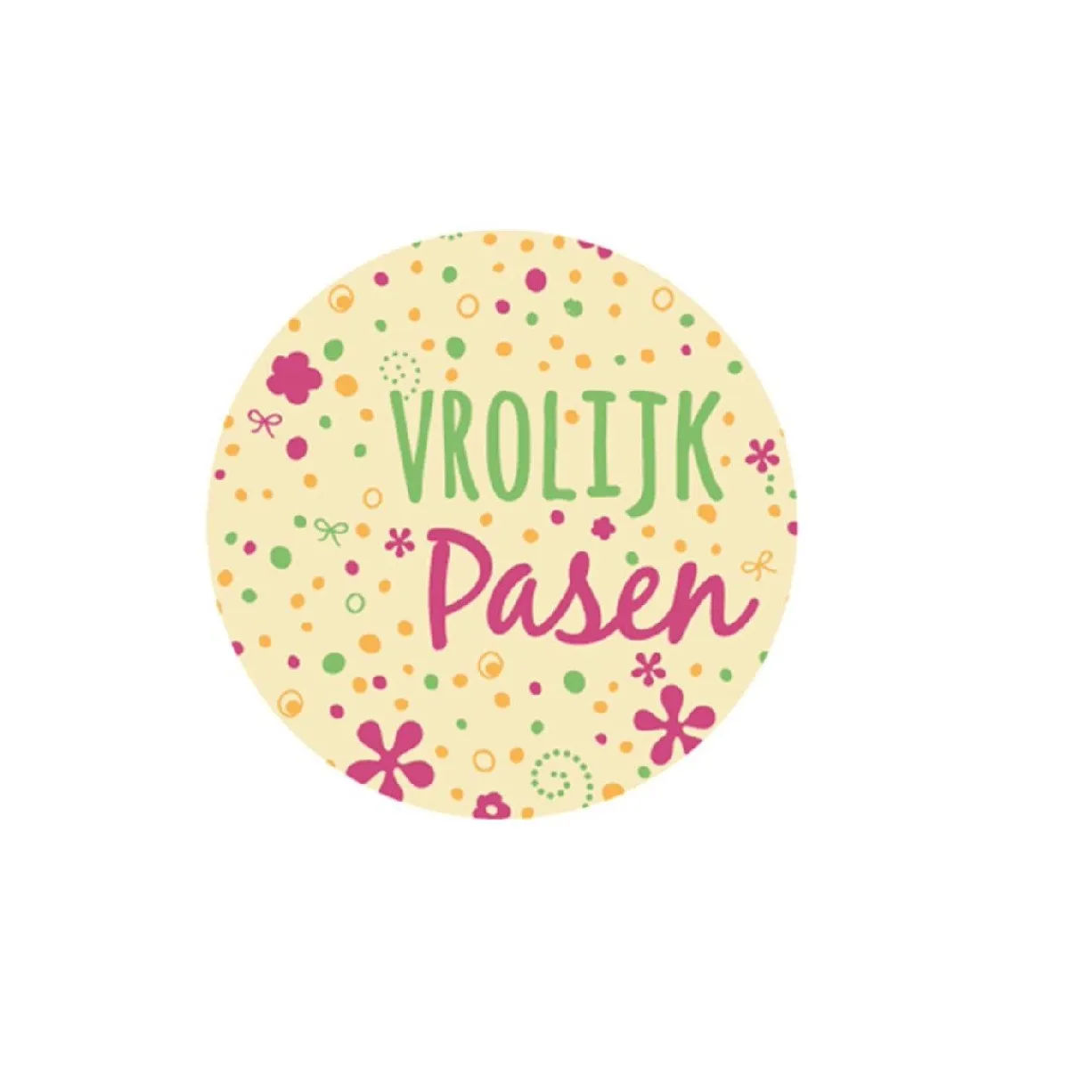 Hot Callebaut Chocoladedecoratie Vrolijk Pasen 252st.
