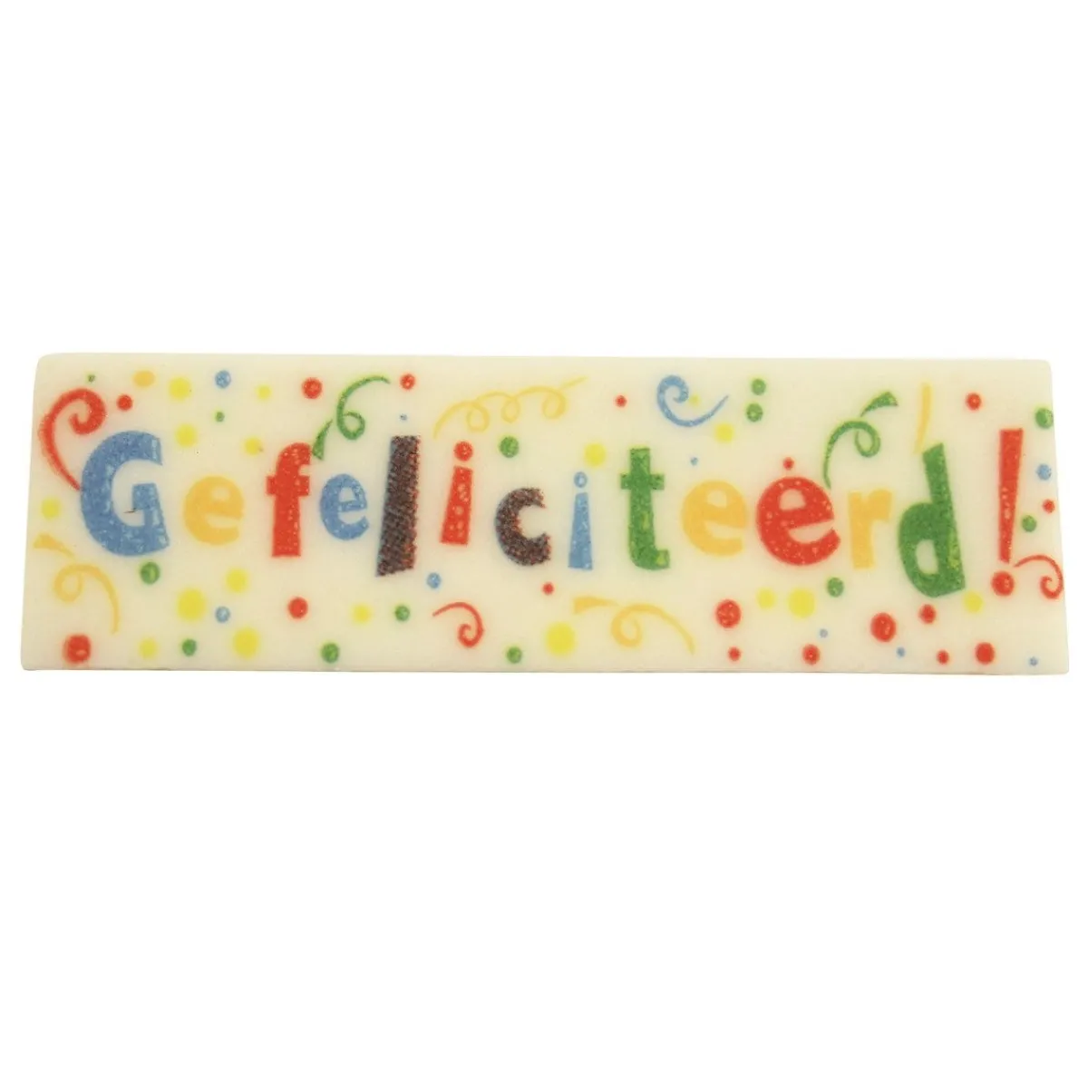Discount Callebaut Marsepein Decoratie Gefeliciteerd 100st.