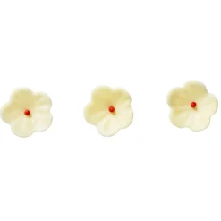 Hot Callebaut Marsepeinen Decoratie Bloemen Wit 200st.**