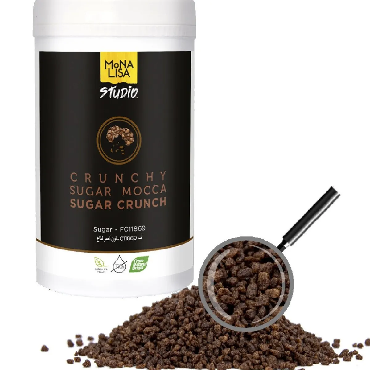 New Callebaut Suiker Crunch Mocca 350g**
