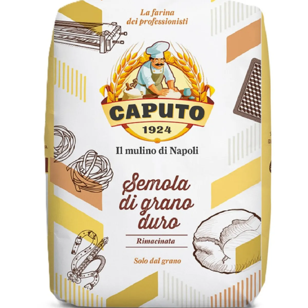 Caputo Semola Rimacinata (Durumtarwemeel) 1kg
