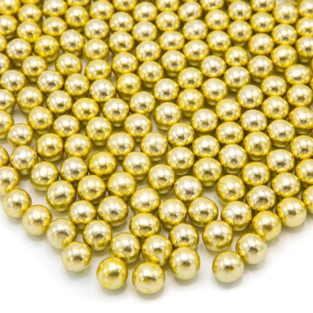 Sale Happy Sprinkles Chocolade Parels M Gold Metallic 90g