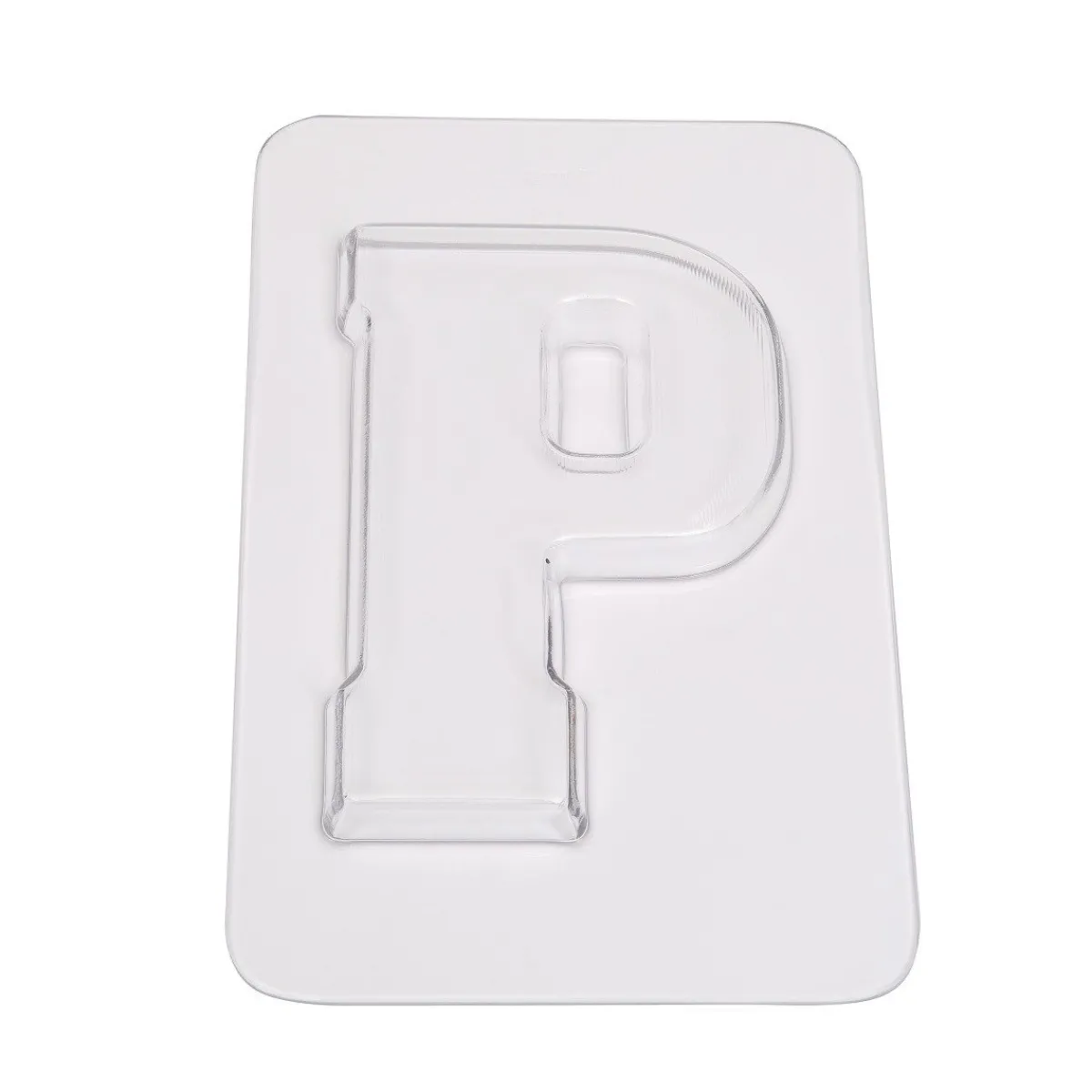 Overig Chocoladebloklettervorm 200 gr. Letter P