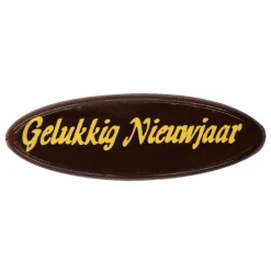 Hot Overig Chocoladedecoratie Gelukkig Nieuwjaar 300 stuks