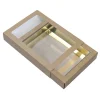 Hot BrandNewCake Chocoladeletterdoos GK7 Kraft / Goud 26st