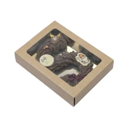 New BrandNewCake Chocoladeletterdoos Klein GK1 Kraft / Goud 26st