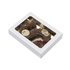 Discount BrandNewCake Chocoladeletterdoos Klein GK1 Wit / Goud 3st