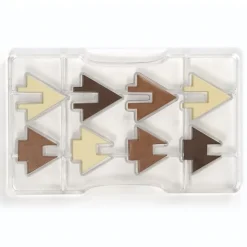 Decora Chocolademal Kerstboom combineren (8x) 4x4,2 cm**