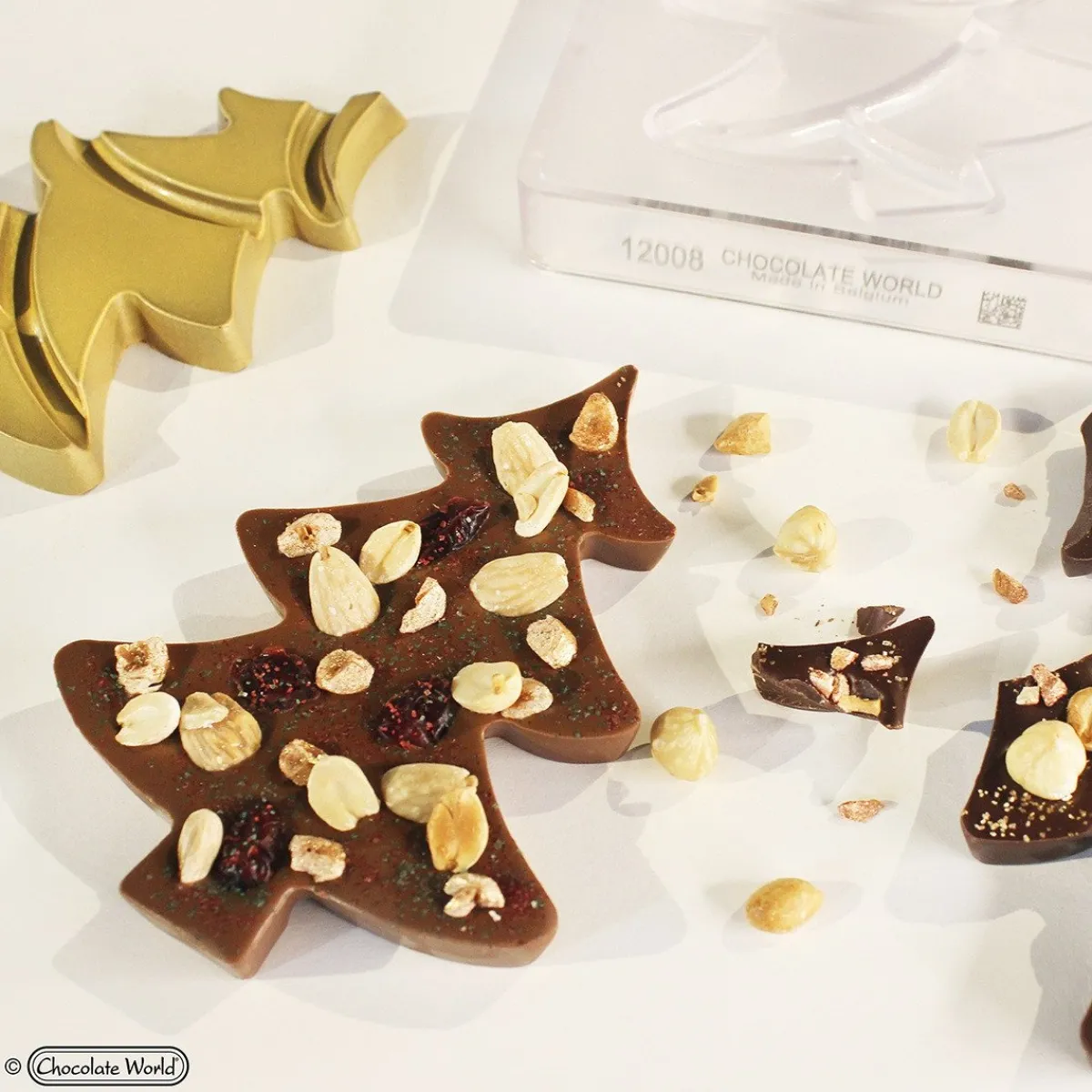 Best Chocolate World Tablet Kerstboom (2x) 139x103mm