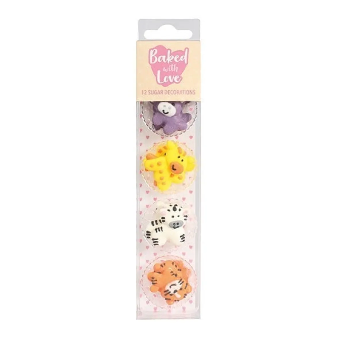 New Culpitt Suikerdecoratie Jungle Dieren 25mm 12st.