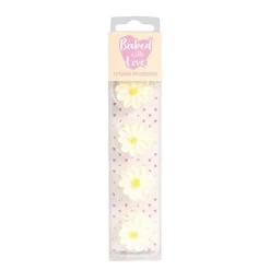 Culpitt Suikerdecoratie Madeliefjes 26mm 12st.