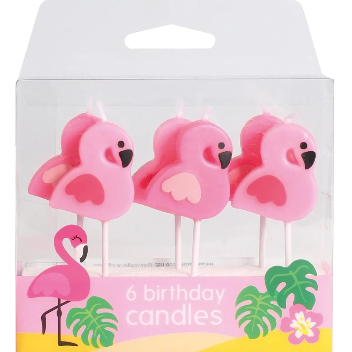 Outlet Culpitt Taartkaarsjes Flamingo 6st.