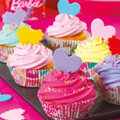 Outlet Decora Cupcake Vormpjes Barbie #2 Ø50x32(h)mm 36 stuks**