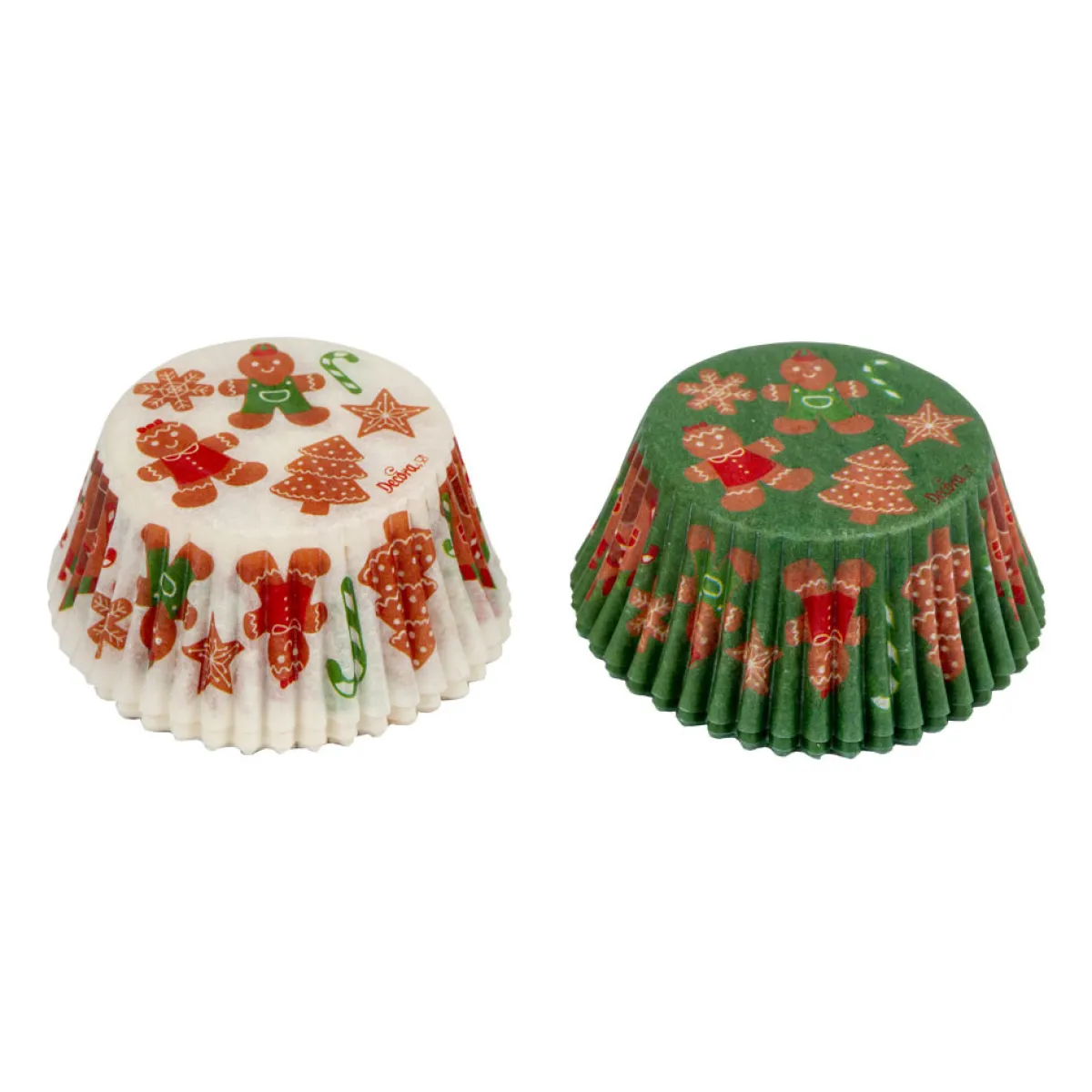 Online Decora Cupcake Vormpjes Gingerbread Ø50x32(h) mm 36 stuks