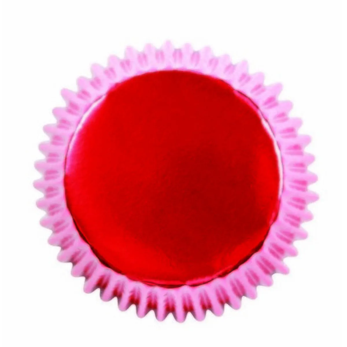 PME Cupcake Vormpjes Metallic Rood 30 stuks