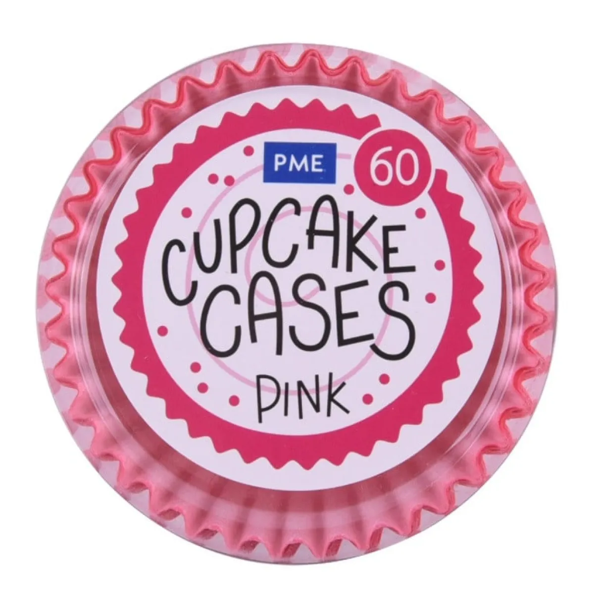 Clearance PME Cupcake Vormpjes Roze 60 stuks