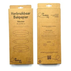 Online De Keukenbij Herbruikbaar Bakpapier Rond Siliconen Ø26cm