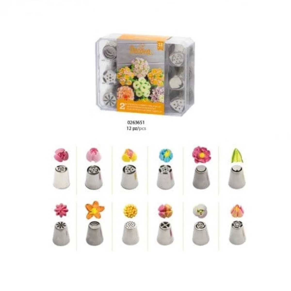 Clearance Decora Botercrème Spuitmondjes Set #2 12 stuks