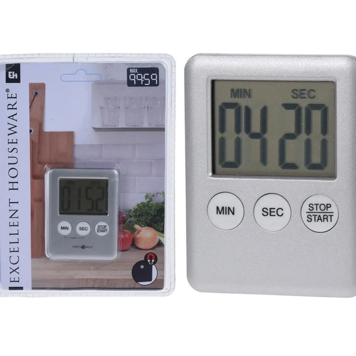 New Overig Digitale Timer Zilver