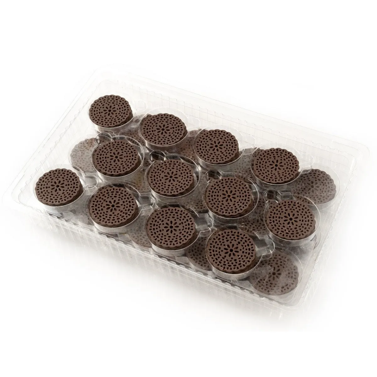 Online Dobla Chocoladedecoratie Lace Rond (216 stuks)