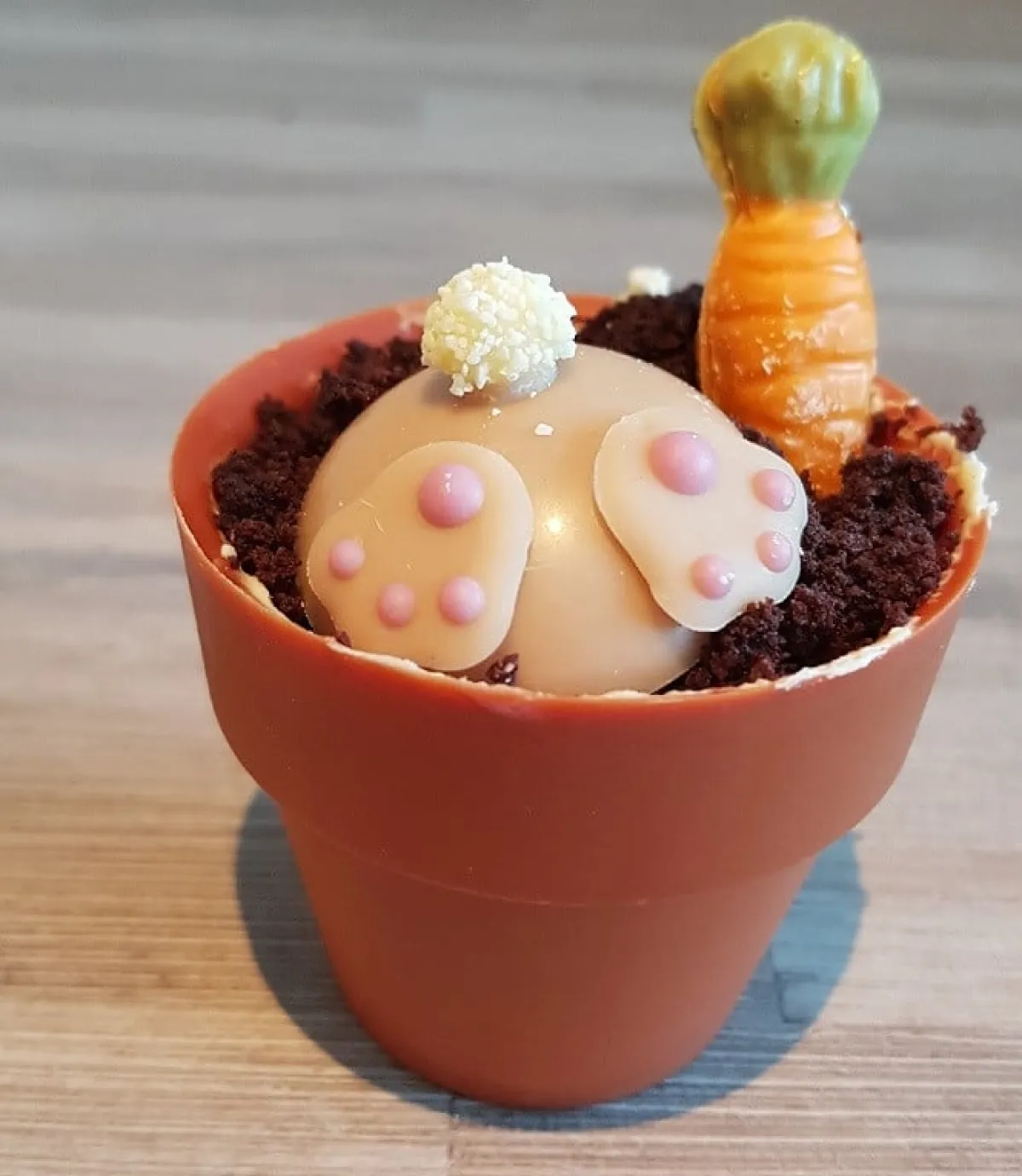 Outlet Dobla Chocoladedecoratie Bloempot Large (28 stuks)