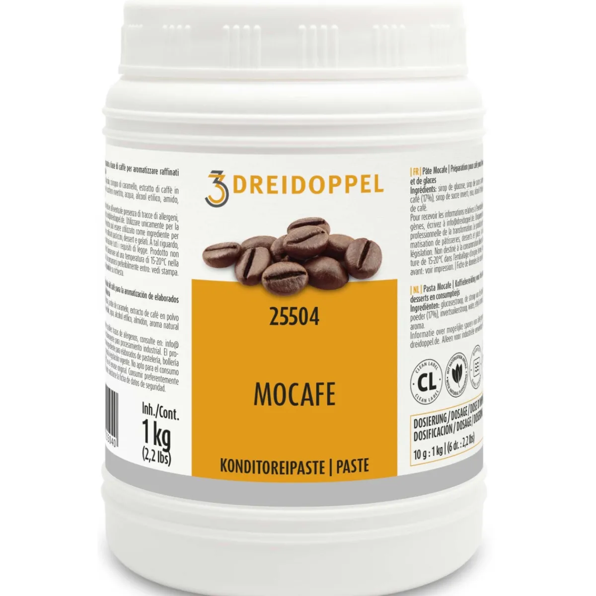 Hot Dreidoppel Compound Mocafe Koffie 1kg