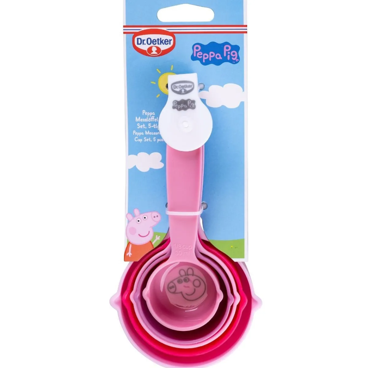 Sale Dr. Oetker Dr.Oetker Peppa Pig Maatbekerset Set/5**